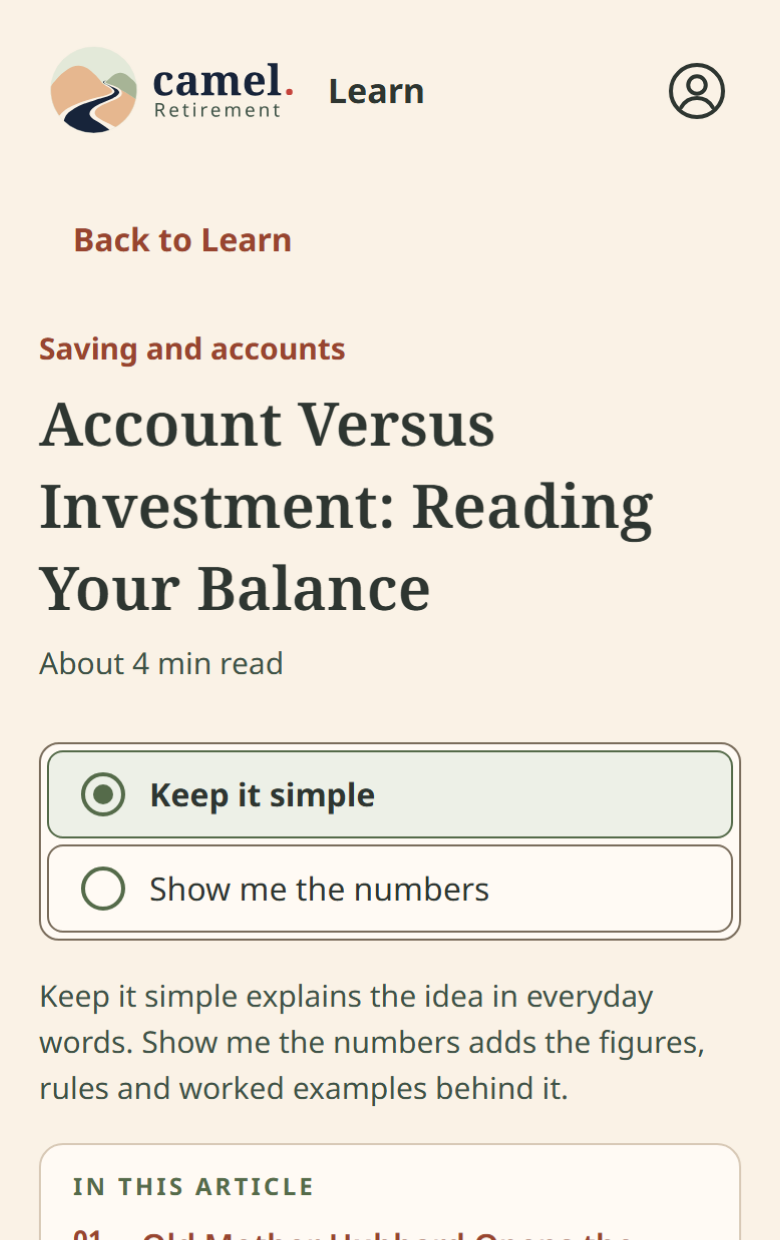 A Learn article